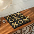 12x12 Inch NIKKY HOME Tic Tac Toe Wood Game Board Classic Coffee Table Decor Modern Wooden Travel Game for Family