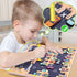 Wooden Magnetic Alphabet Maze Letter Puzzle, Montessori Fine Motor Skills Toys for Kids Age 3-5, Learning Gift