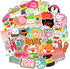 QTL Cute Stickers for Girls, VSCO Stickers for Hydroflask, Laptop, Kids Teens Girls, Waterproof Vinyl Packs 50Pcs