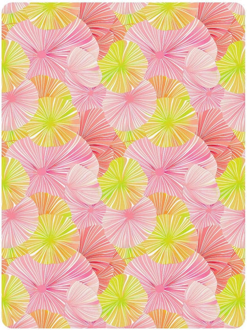 miaozhen 1 Pack 52x28 Cotton Crib Sheets for Baby Boys Girls Soft James Style Tie-dye Pink Yellow Unisex Child Crib