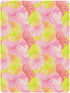 miaozhen 1 Pack 52x28 Cotton Crib Sheets for Baby Boys Girls Soft James Style Tie-dye Pink Yellow Unisex Child Crib