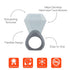 April Birthstone Teether Ring - INNOBABY TEETHIN' Smart Design