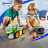 3-5, 2 6 3 4 5+ JOVA Vroomix Dinosaur Toys for Kids Dinosaur Carrier Truck with Pcs Cars and Pcs Figures for Toddlers