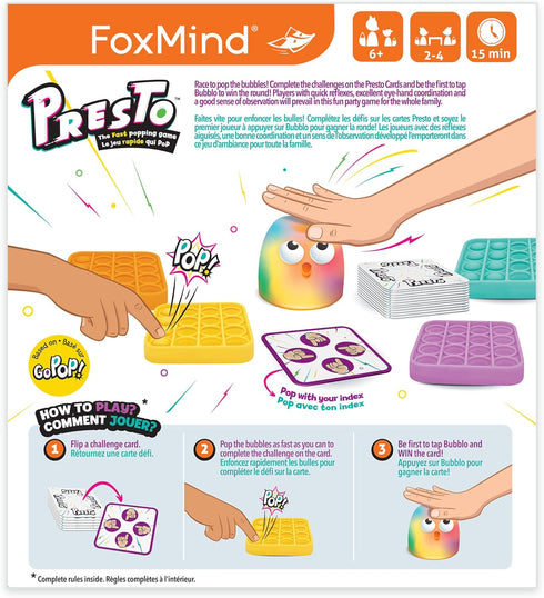 Foxmind Go Pop Presto Game
