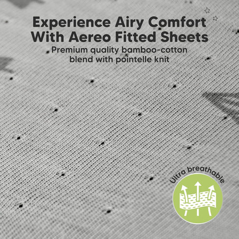2-Pack 52x28 KeaBabies Fitted Crib Sheets for Boys, Girls, Baby - Soft Bamboo Viscose Cotton, Standard Crib Mattress