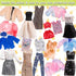 EuTengHao Doll Winter Coat Set for 11.5'' Girl Dolls, Includes Fashion Coat, Jacket, Jeans, and Skirt