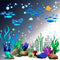 Zonon Under The Sea Wall Decals, Ocean Stickers, Coral Reef and Seaweed Underwater Decor for Nursery Living Room Office