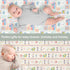 Summer 52x28In 2 Pack Bright Beach Girly Baby Crib Sheets for Girl Tropical Lemon Palm Tree Seashells Soft Snug Fitted