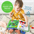 Curious Columbus Quiet Book - Away We Go Busy Book for Toddlers, Montessori Airplane Travel Toy for Preschool and Early