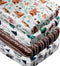 Jola's House 4 Pack Woodland Forest Animals Wood Neutral Unisex Fitted Baby Crib Sheets