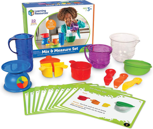 Learning Resources Mix And Measure Activity Set, 22 Pieces, Science Toys for Kids