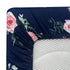 AMROSE 3 Pack Easy Care Changing Pad Covers, Ultra Soft Microfiber Diaper Change Table Sheets for Baby Girls, Floral