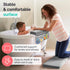 Elbow Set Baby Bath Kneeler and Rest Pad - Kneeling pad for Bathing Baby and Toddlers - Memory Foam Cushion - Holds