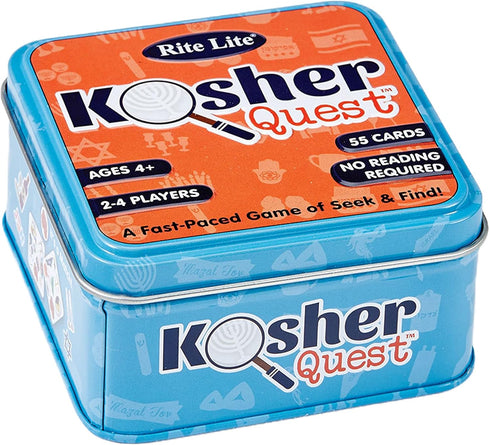 Rite Lite Chanukah KosherQuest Game in Collectible Tin for Hanukkah