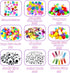 2000 Pcs DIY Arts and Crafts Supplies Kit for Kids, All in 1 Crafting Collage Activity for Toddlers Age 5-9