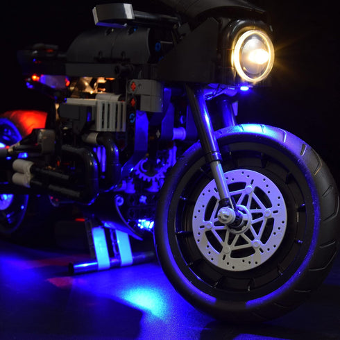 LED Lighting Kit for Lego 42155 The Batman Batcycle Building Set - Remote Version Not Included