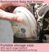 Royal Angels 22 1 Trimmer 13 Rechargeable in Baby Nail with LCD Display, Labeled Case, Extra Pads, Safe Quiet LED Light