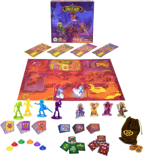 Fantasy Themed Board Game for Kids Ages 5+ - Family Tabletop Adventure for Boys and Girls