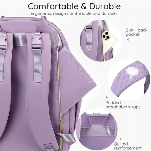 Backpack Backpack Diaper Bag - Large Multi functional, Boys, Girls & Baby Travel Essentials Tote with Changing Pad
