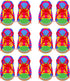 ZAKVOOR Shoelace Threading Teaching Toys, Learn to Tie Shoelaces Educational Rope for Kindergarten