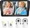 ESIYTGOP 2-Kids Baby Car Camera Dual Monitor 7 Inch Display with Two Rear