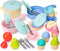 TECHNOK Kids Play Kitchen Accessories, 49 Pcs Cookware Set, Large Toy Pots and Pans for Pretend Cooking
