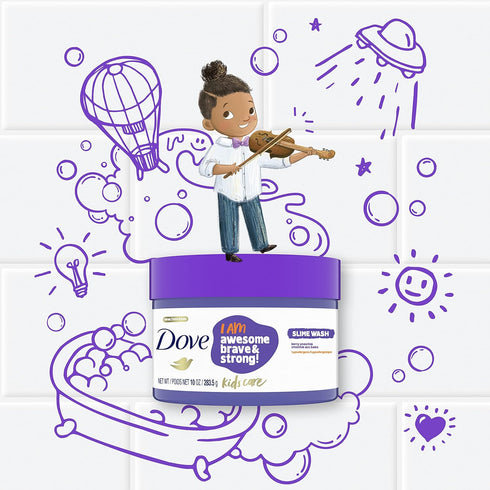 Dove Kids Care Slime Body Wash - 10 oz Berry Smoothie Hypoallergenic Skin Care for Kids