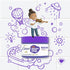 Dove Kids Care Slime Body Wash - 10 oz Berry Smoothie Hypoallergenic Skin Care for Kids