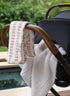 100% 8-Layer Set 3 Nana Baby Burp Cloths Organic Cotton, Oversized & Hypoallergenic, Muslin, Machine Washable, Neutral