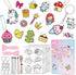 NewFamily Shrink Art Kit for Kids Unicorn & Magical & Pre-Cut Shaped