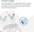 UPPAbaby Adapter for Minu and Minu V2 Strollers Compatible with Bassinet and Infant Car Seats