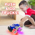 ArtCreativity 4-Pack Light Up Monster Trucks for Boys and Girls, Toddler Monster Truck Toys for Ages 3-8