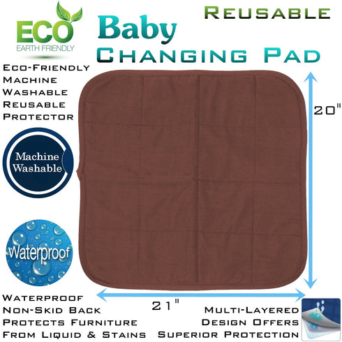 Pack) Comfort Finds Baby Changing Pad Absorbent Reusable Diaper Changing Mat - Portable Waterproof Toddler Changing