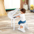 31-Key 31 HONEY JOY Classical Kids Piano, Toy Mini Grand Piano with Music Stand & Stool, Portable Electronic