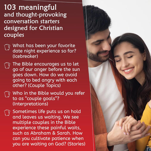 Christian Culture Couples Edition, Conversation Starters for Meaningful Discussions, Christian Cards Gift