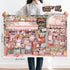 1000 MOMIBOOK Puzzles for Adults Pieces Jigsaw Puzzles of Flowers in Pages, Painting Image Bookstore Bookshop Difficult