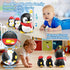 Pobaiyi 6-12 Tummy Set Baby Toys Months Musical Dancing Talking Penguin Time Toys Mama and Babys, Light Up Crawling
