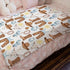 Baby Western Cowboy Blue Blankets - Soft Receiving Blanket for Boy, 30x40 for Newborn Nursery Stroller