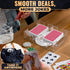 360 2 Playing Cards Holder Rotating Compact Plastic Playing Card Tray for Easy Access Decks with Smooth Rotation |