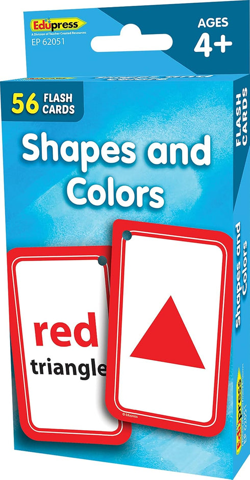 Teacher Created Resources Shapes and Colors Flash Cards (EP62051) - Medium Size