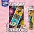 MicroPuzzles “Celebration” 2-Pack Mini Puzzles for Adults, 150 Piece, Compact 4” x 6”