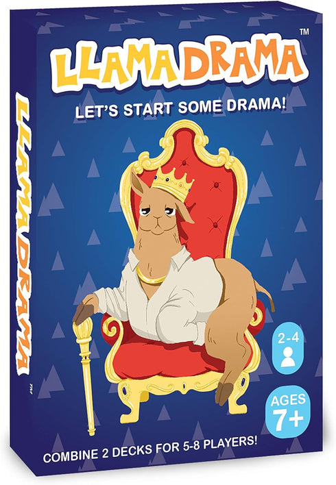 Llama Drama Card Game, 1 Pack Original, Waterproof & Tear-Proof