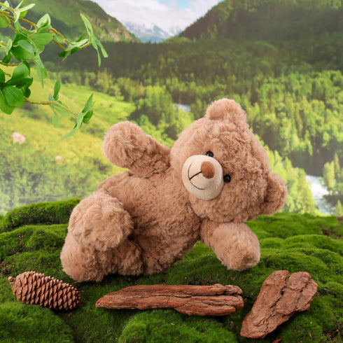 8 Inches Apricot Lamb Toys Plush Brown Teddy Bear Stuffed Animal Soft Cuddly Perfect for Child