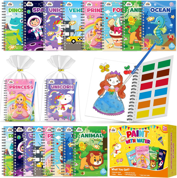 ZMLM 48 Water Coloring Books for Kids Party Favors - Bulk Mini
