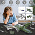 Garbo Star Set 285 8-12-16, 8 9 10 11 12 STEM Building Projects Model Airplane - Pieces STEM Project Building Toys