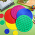 10 Lenwen Pcs Sensory Mat Discs Sensory Stepping Circles Pads Textured Tactile Toys Stimulation for Calming Play