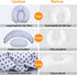 47 inch, Chilling Home Pregnancy Pillow, C Shaped Pregnancy Pillows for Sleeping Full Body Pillow Maternity Pillow