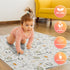 30 40"x47" Minimono Baby Splat Mat for Under High Chair - Pcs Disposable and Waterproof Splash Mats - Multipurpose
