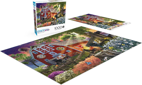 Buffalo Games Country Life - Morning at The Farm - 1000 Piece Jigsaw Puzzle for Adults