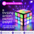 Rechargeable Game Activity Cube - 9 Fun Brain & Memory Games, Cool Toys for Boys and Girls, Birthday Gifts for Ages 6-12